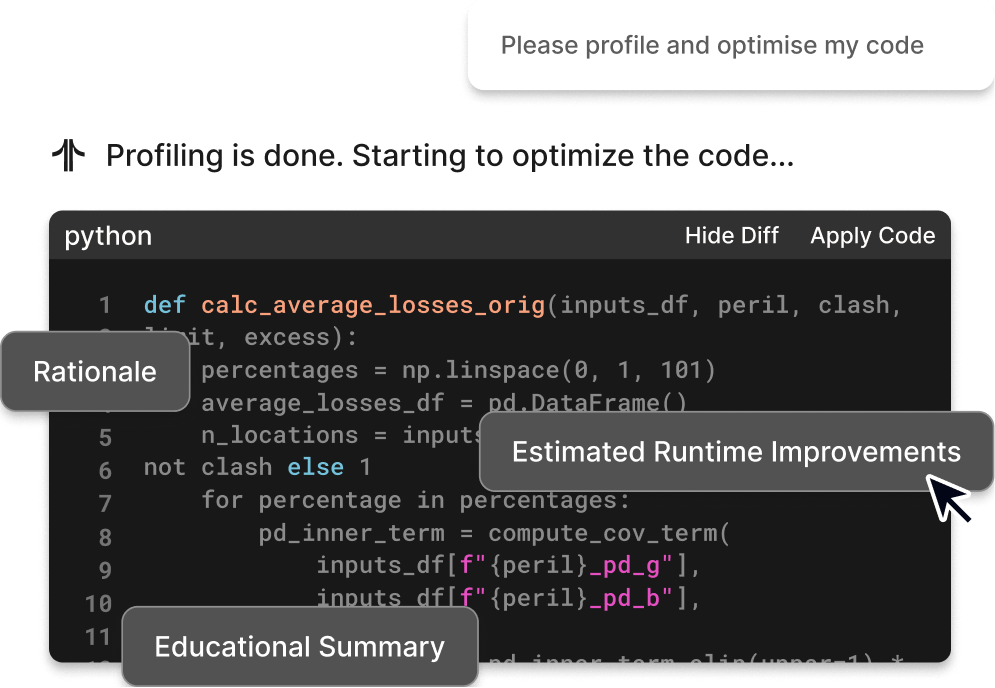 Profiler - 0 padding